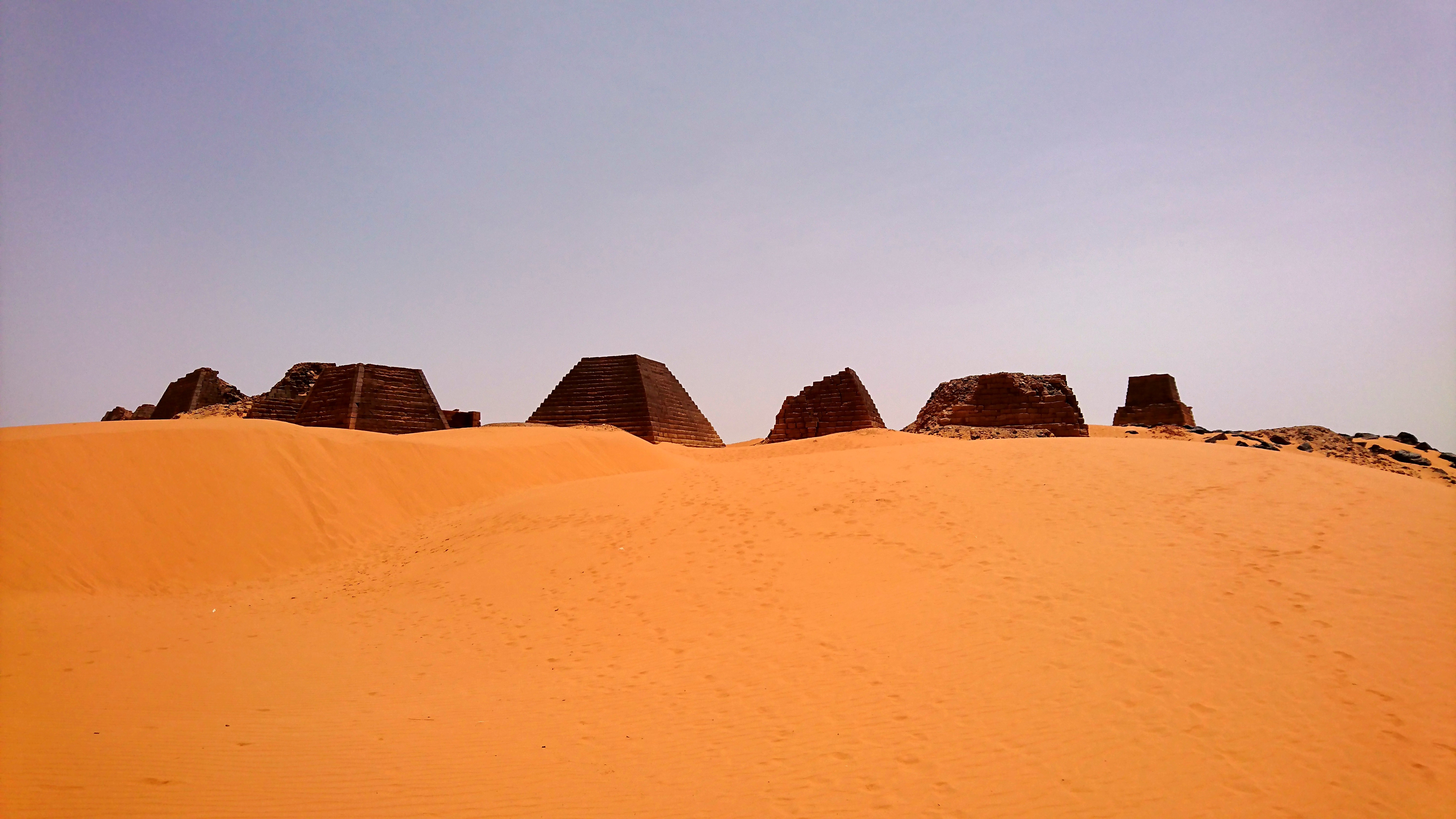 Meroe Pyramids, Sudan